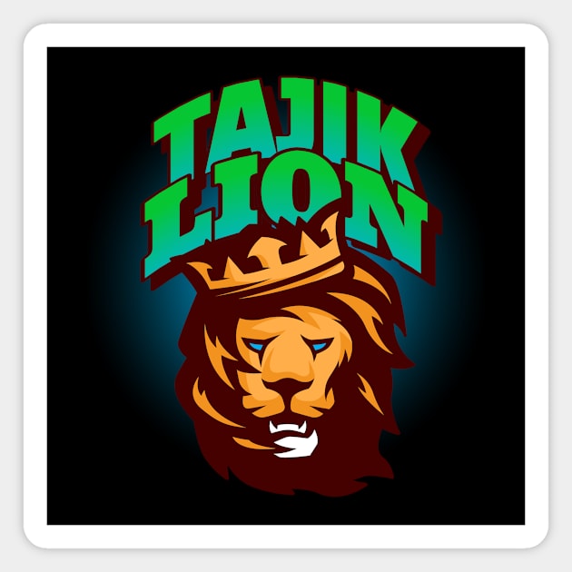 Tajik Lion Magnet by Tip Top Tee's